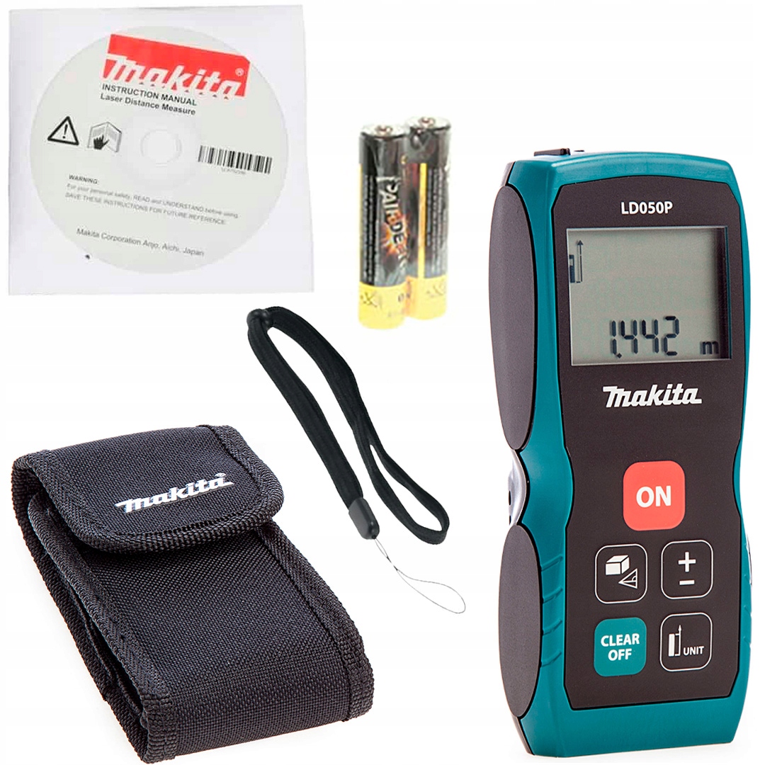 

Dalmierz miernik laserowy 50m IP54 Makita LD050P