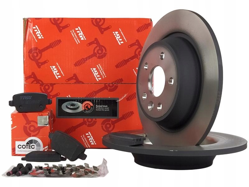 TRW TARCZE+KLOCKI TYŁ MONDEO MK4 GALAXY S-MAX KUGA I FOCUS MK2 Liczba tarcz w ofercie 2
