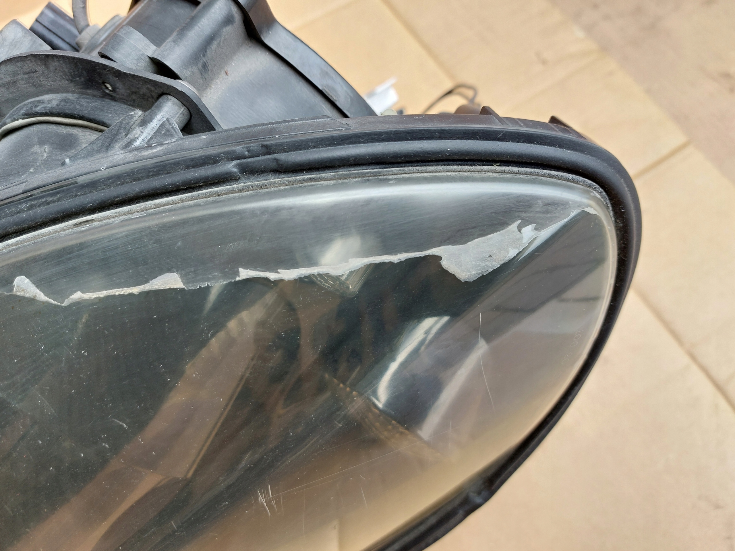light left front Ferrari 612 Scaglietti F137 NERO DAYTONA