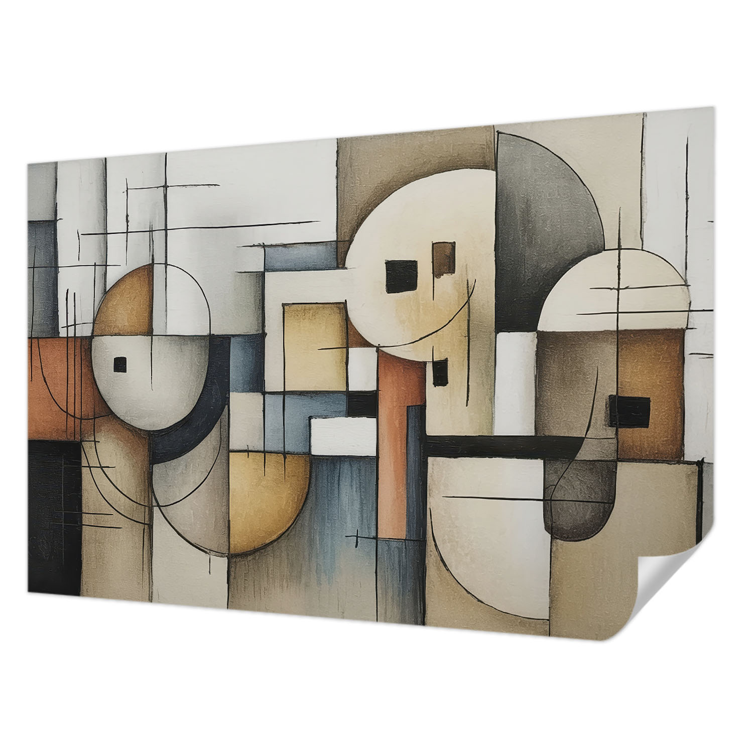 Fototapeta Samolepicí Rychlá Metamorfóza Geometrická Harmonie 104x70 cm
