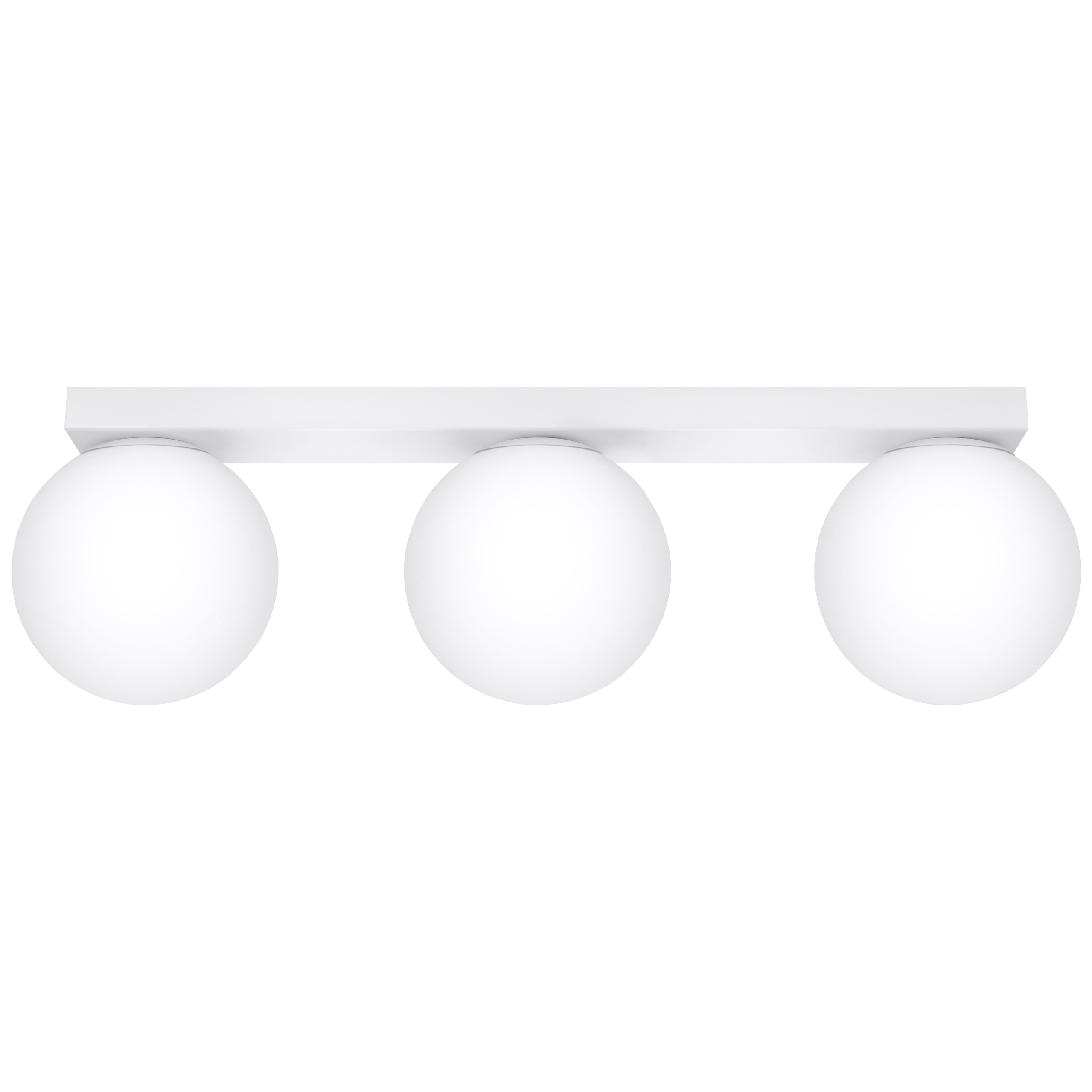 

Plafon Yoli biały nowoczesny kule na listwie 3P