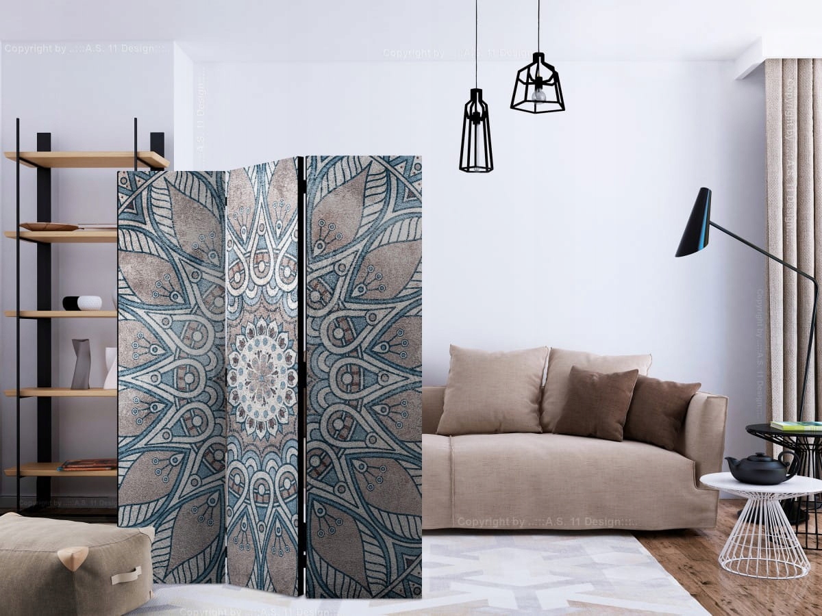 Parawan 3-częściowy - Mandala Wysokość parawanu 172 cm