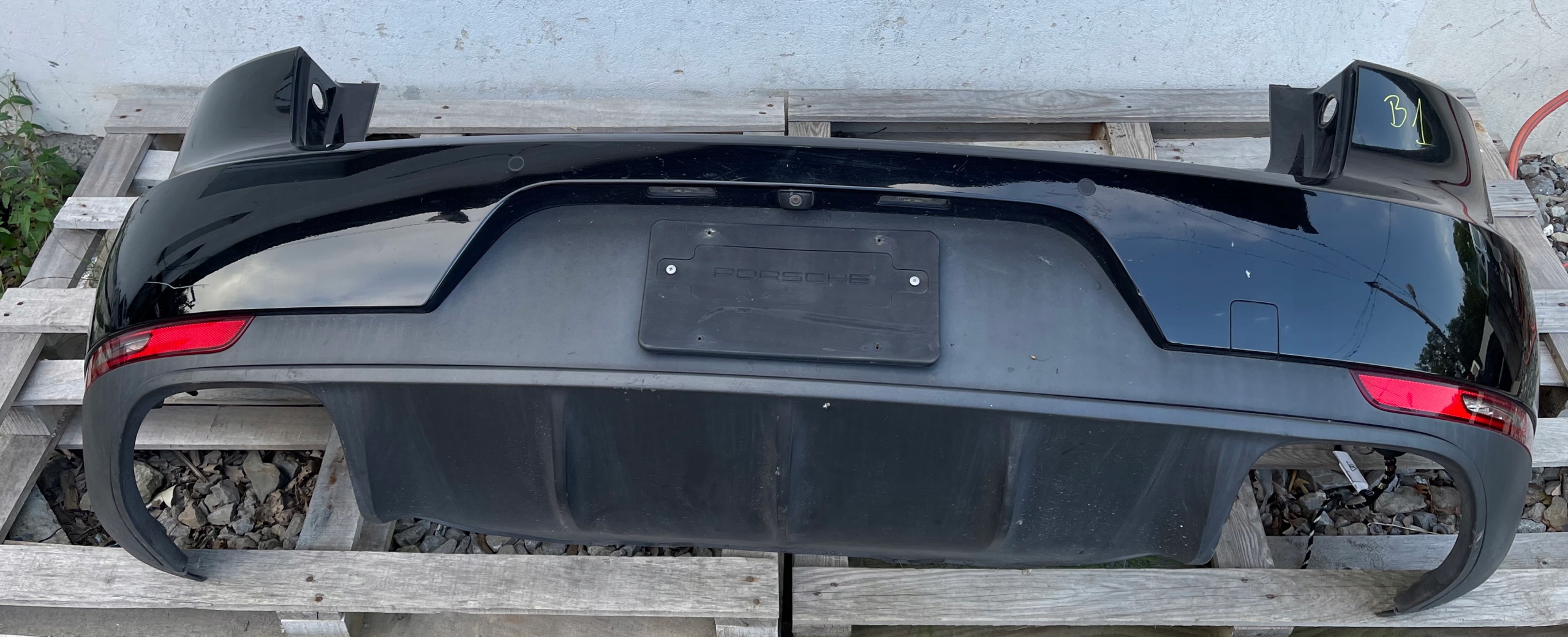 B1 PORSCHE MACAN S 2015 bumper rear part complete bundle PDC 95B807421 A1 041