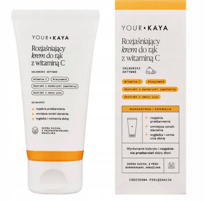 Your Kaya, rozjasňující krém na ruce s vitamínem C, 50 ml, 1 ks