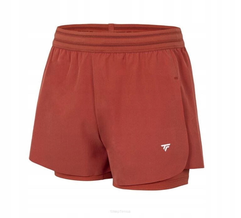 Spodenki tenisowe Tecnifibre Team Stretch ceglane r.XS