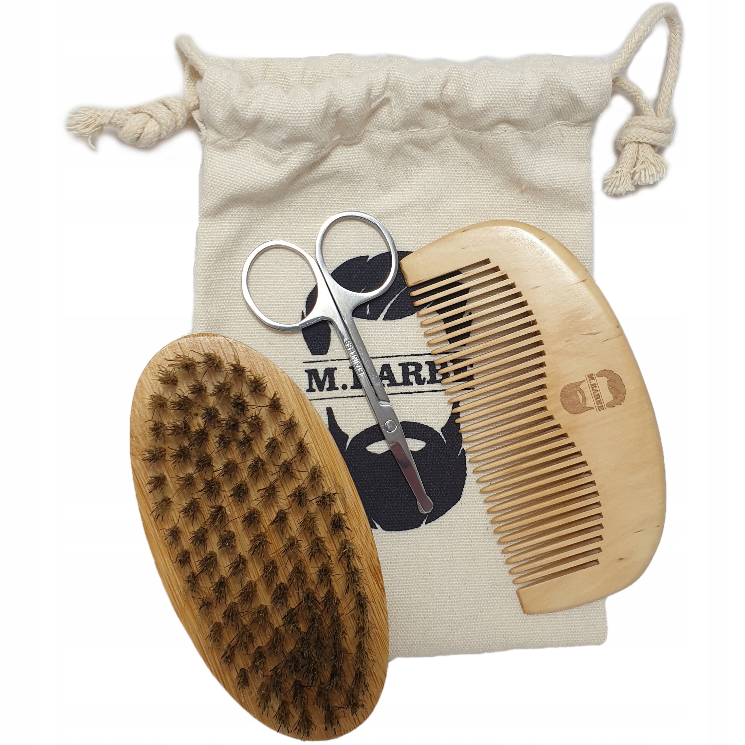 

Zestaw do Brody Kartacz Nożyczki Grzebień Etui