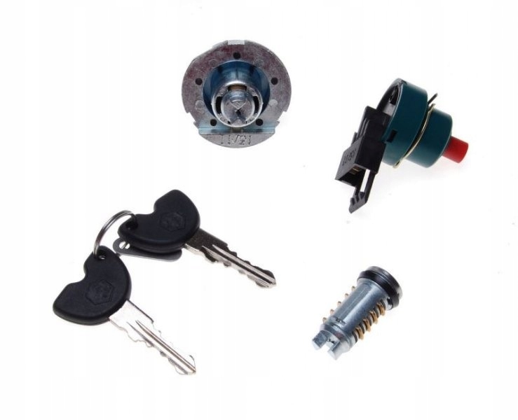 STACYJKA PIAGGIO ZIP 50 2T 4T + ZESTAW ZAMKÓW 2 KLUCZYKI + KOSTKA STACYJKI Numer katalogowy części PZIP2301