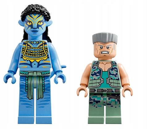 LEGO 75571 AVATAR NEYTIRI I THANATOR VS QUARITCH Nazwa zestawu Neytiri i Thanator kontra Quaritch w kombinezonie PZM