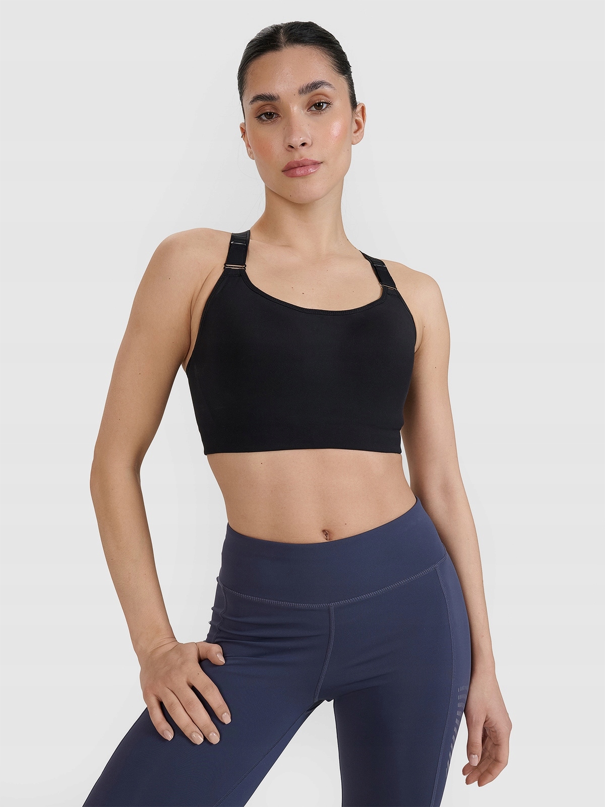 Biustonosz Damski Sportowy 4F Treningowy Szybkoschnący USBAF163 SS25 L