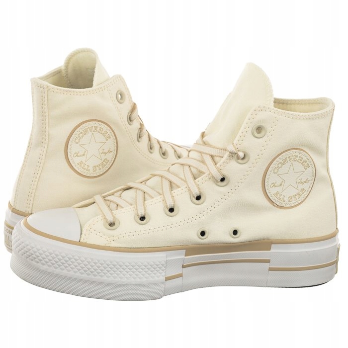 Boty Tenisky Converse Ctas Lift Hi Oat Béžová