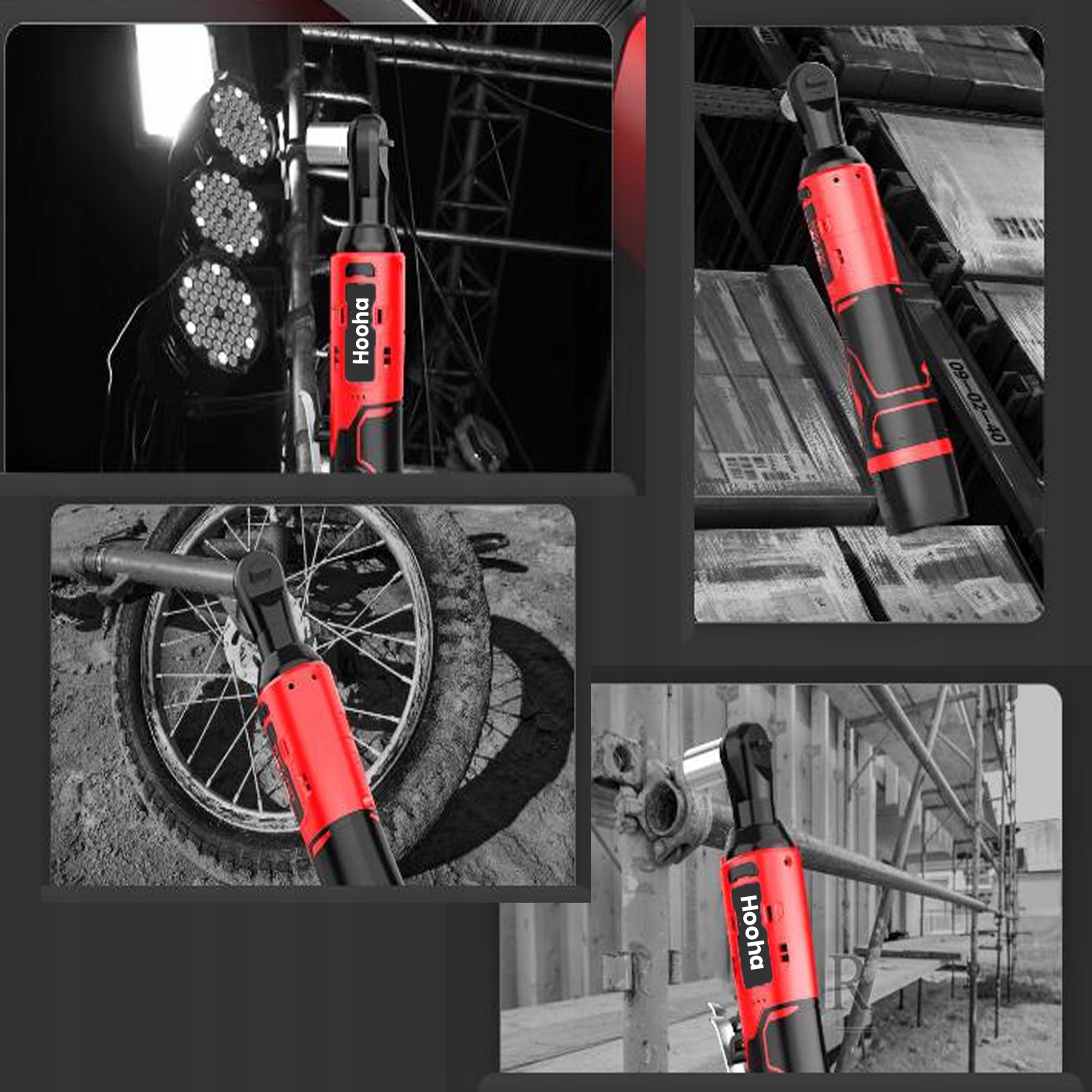 KLUCZ KĄTOWY PNEUMATYCZNY GRZECHOTKA AKUMULATOROWA DO KOMPRESORA 3/8''65NM Marka Hooha