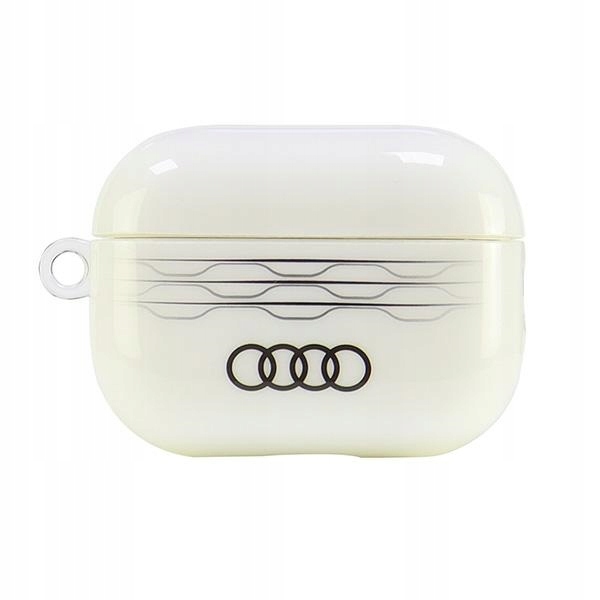 Pouzdro Audi IML Geometric Pattern Pro Airpods Pro 2, Bílé