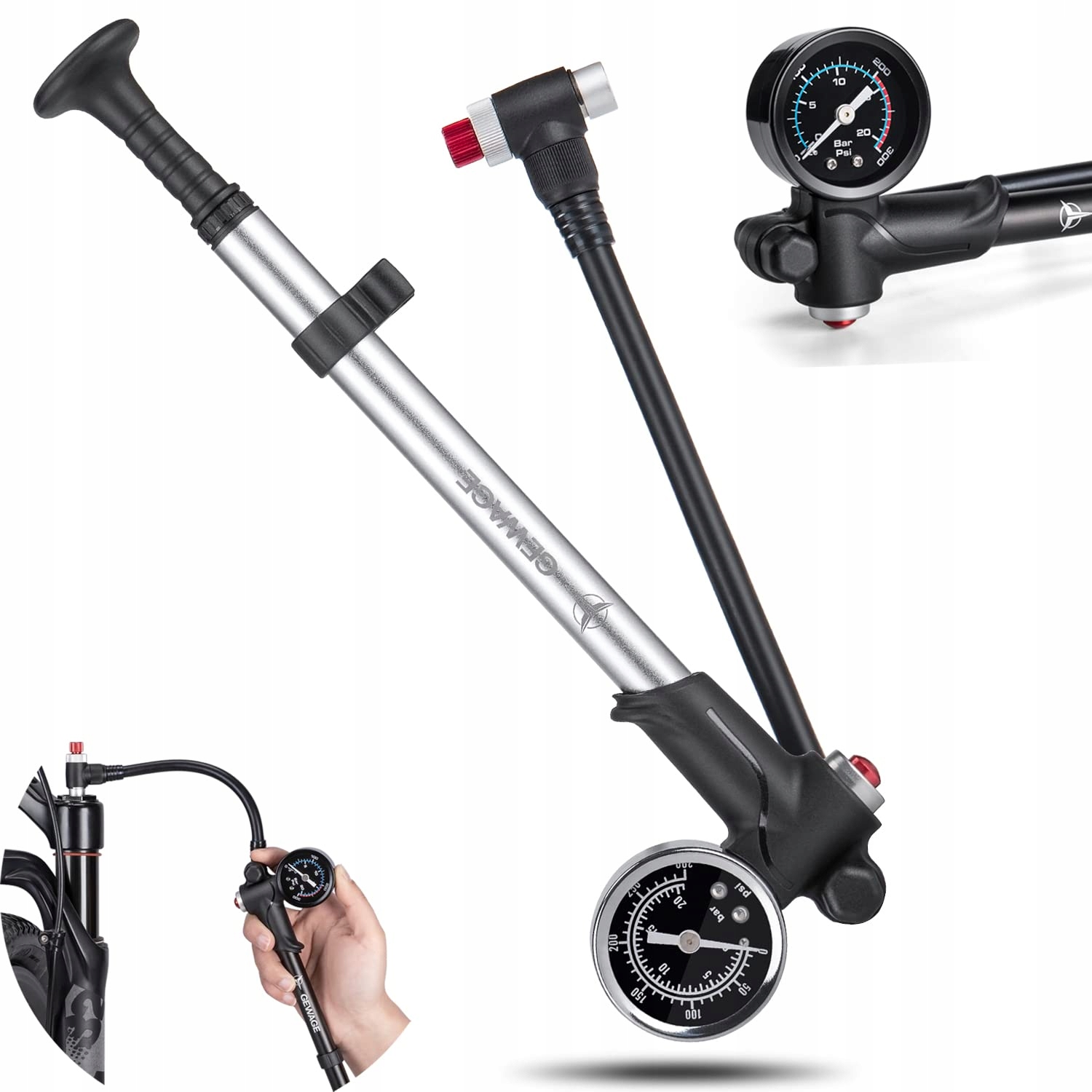 Насос для велосипедных амортизаторов GEWAGE ge-002