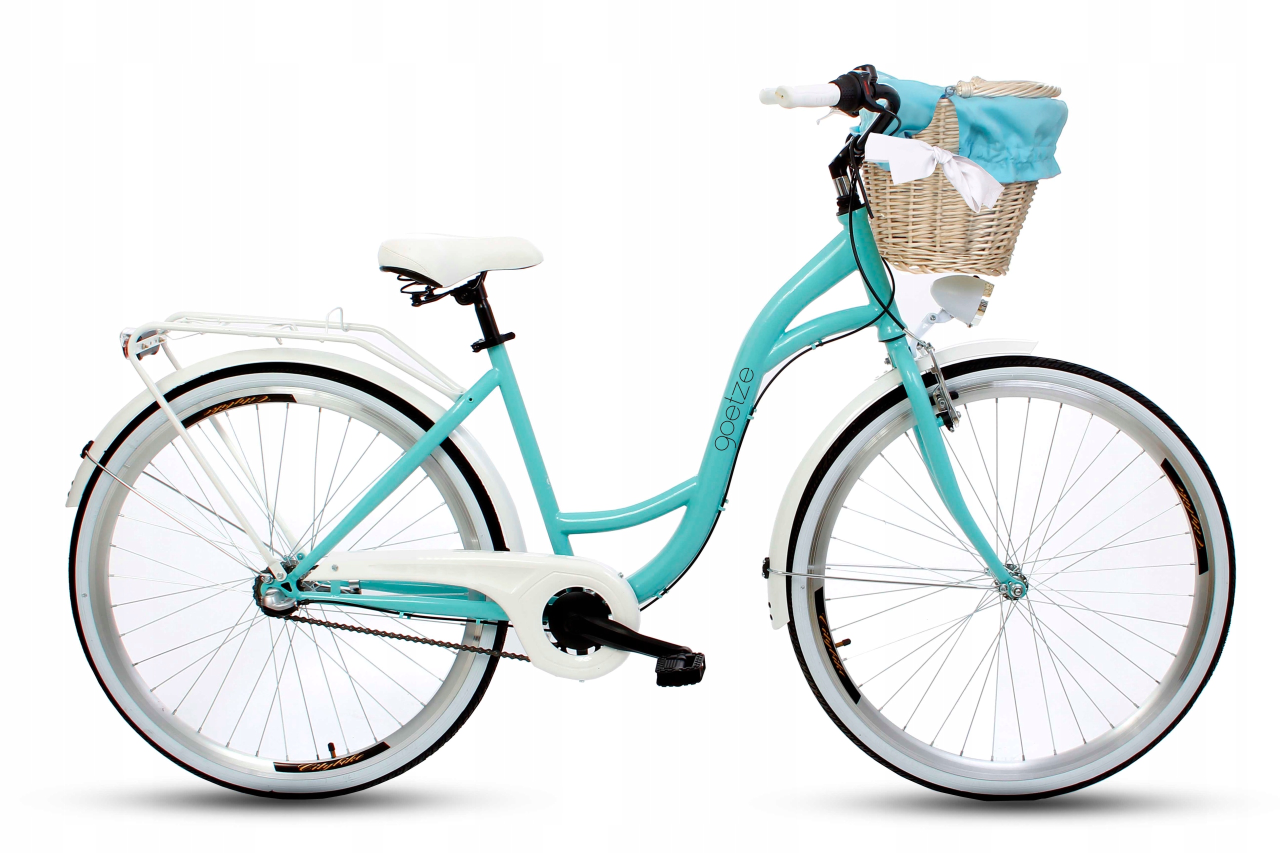 Rower miejski Goetze Style 28 3b+kosz Lekka Damka