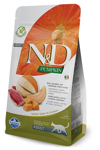 Farmina N&d Pumpkin Kaczka z Dynią i Melonem dla Dorosłych Kotów 1,5kg