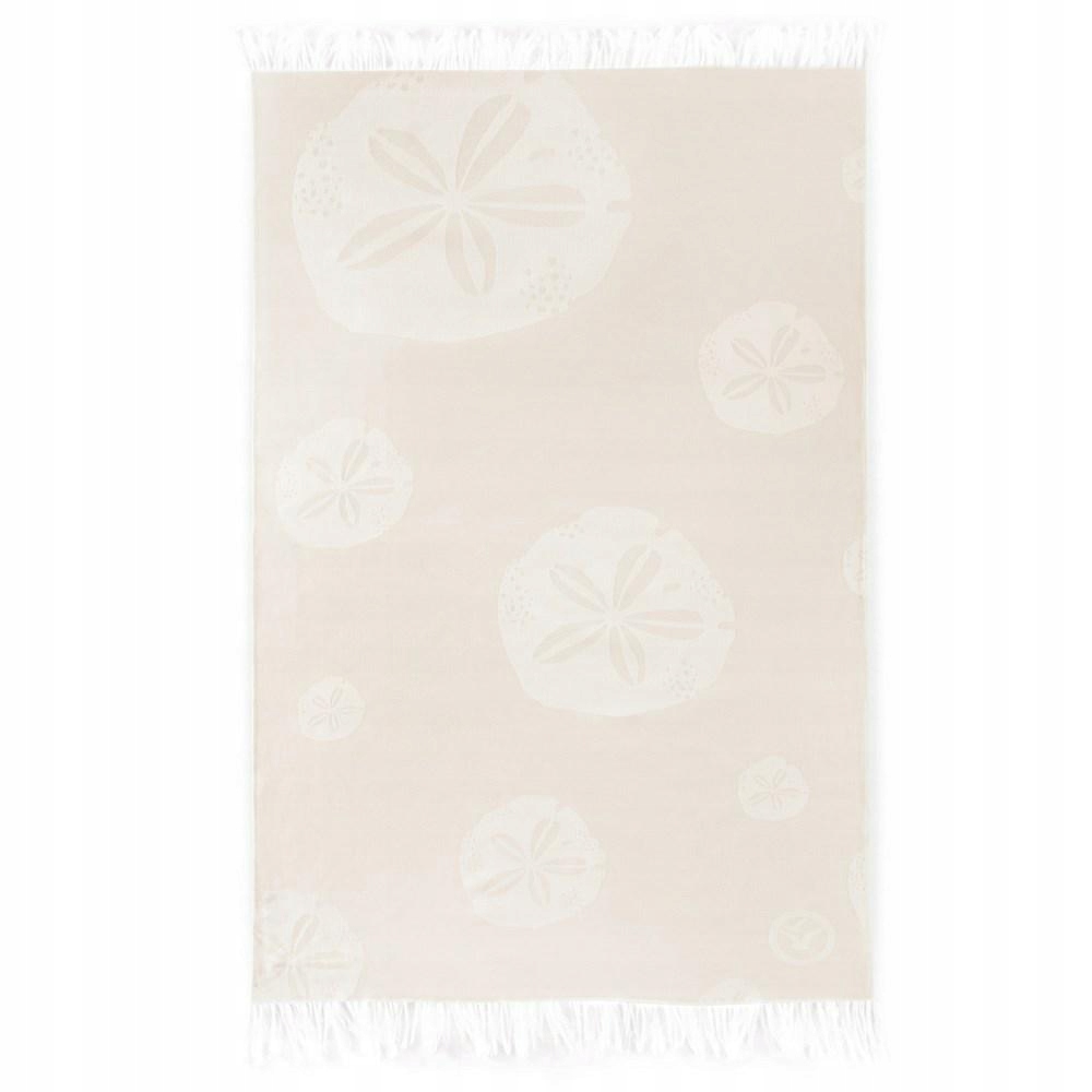 Ręcznik plażowy Flores beżowy plaża 2 100x160