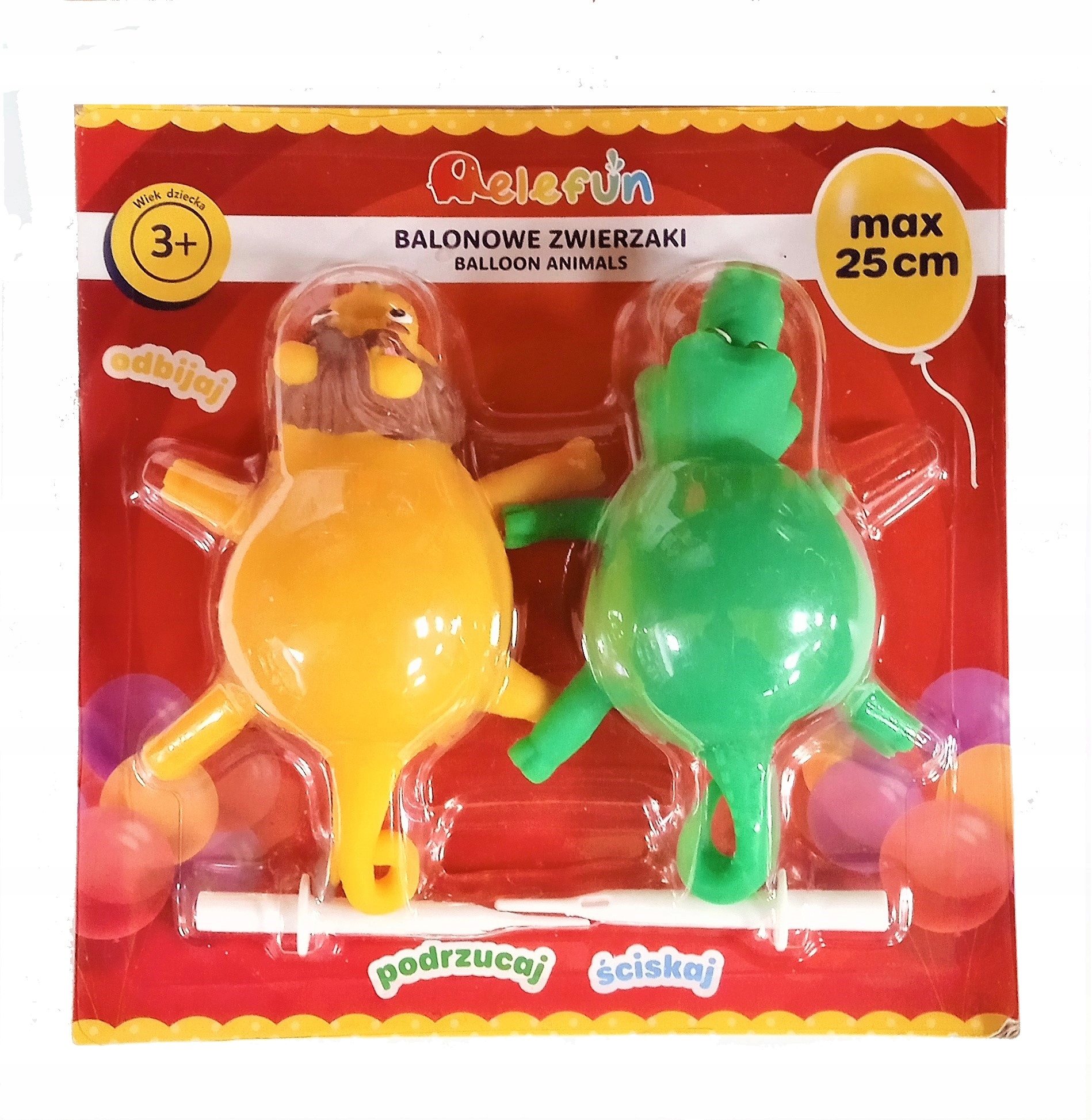 

Balonowe zwierzaki Elefun Animals Zestaw 2 szt.