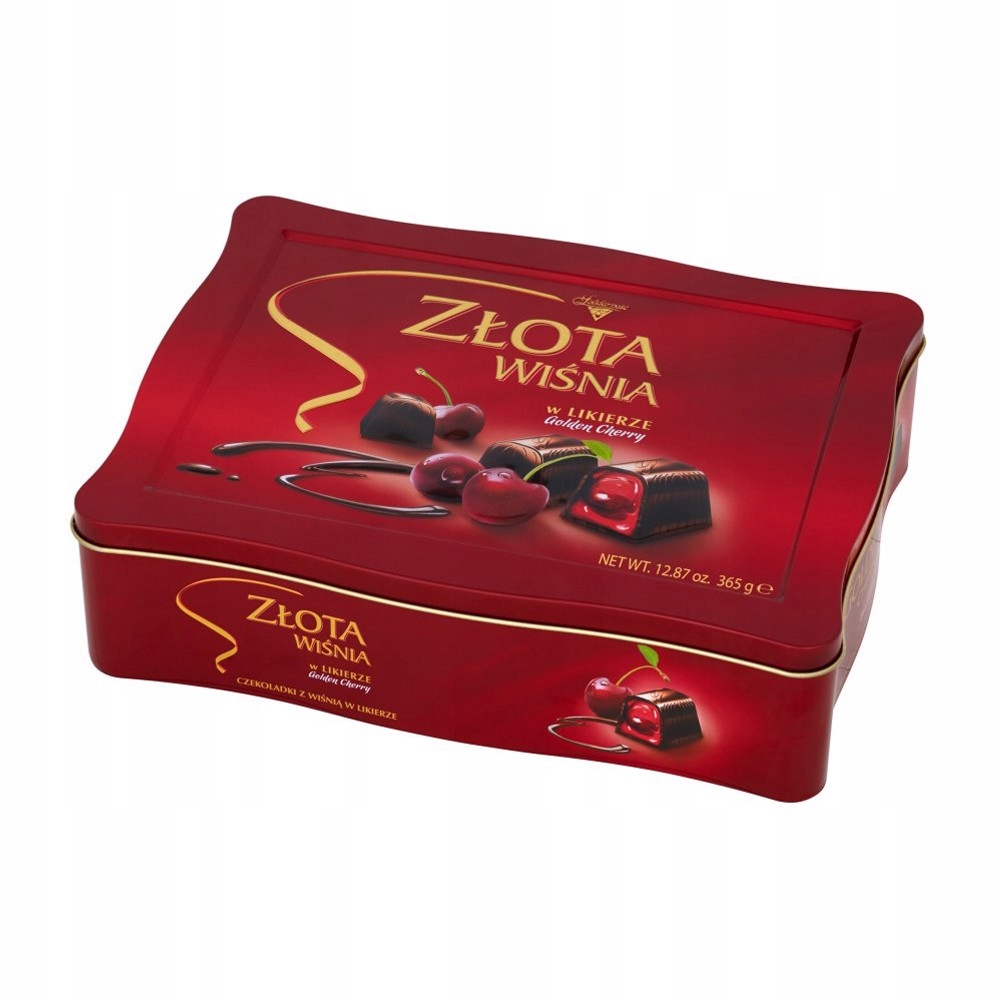 Solidarność Čokolády z Višeň v alkoholu s náplní Likér Višeň 365 g
