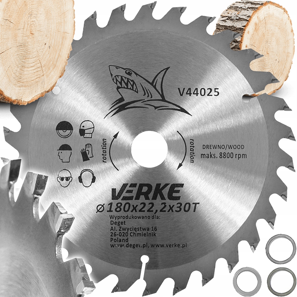 

Tarcza Piła Widiowa Drewna 180 x 22,2 mm 30T Widia