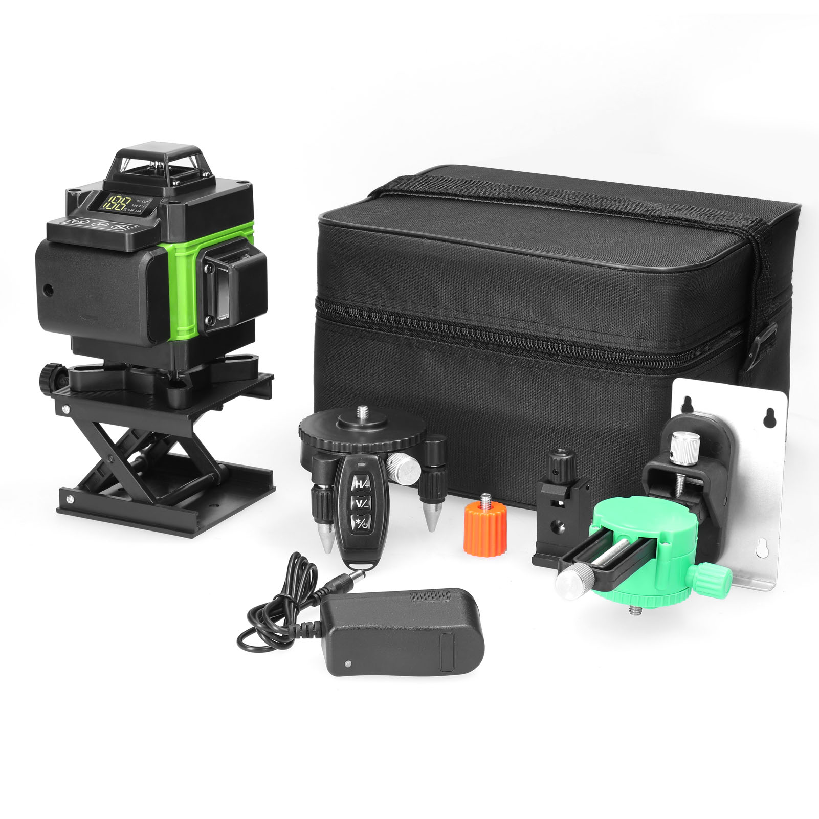 POZIOMICA LASEROWA z 16 LINIAMI PIONOWA LINIA 360 4D 2xAKU EAN (GTIN) 6953154889080