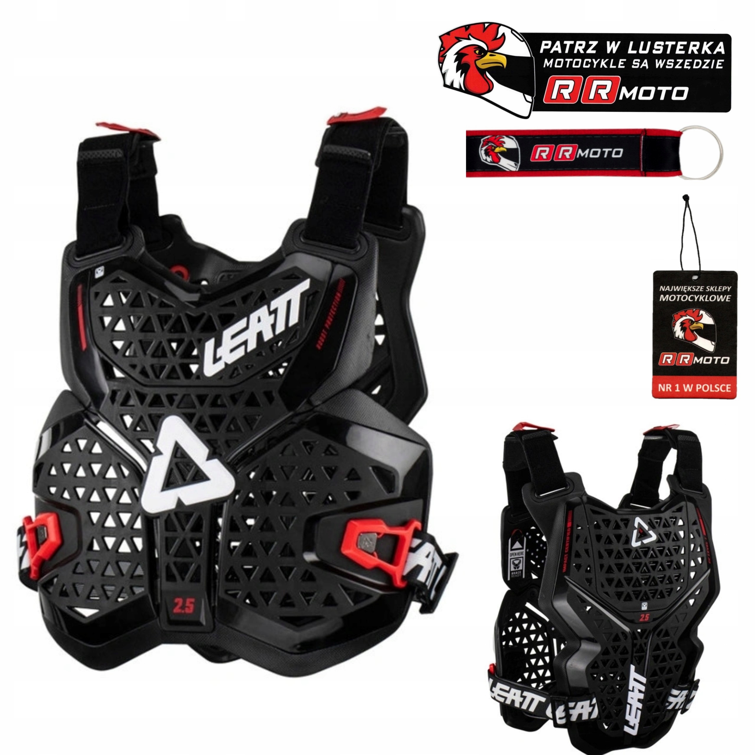 Buzer chránič tela Leatt Chest Protector 2.5 Black čierny Darčeky