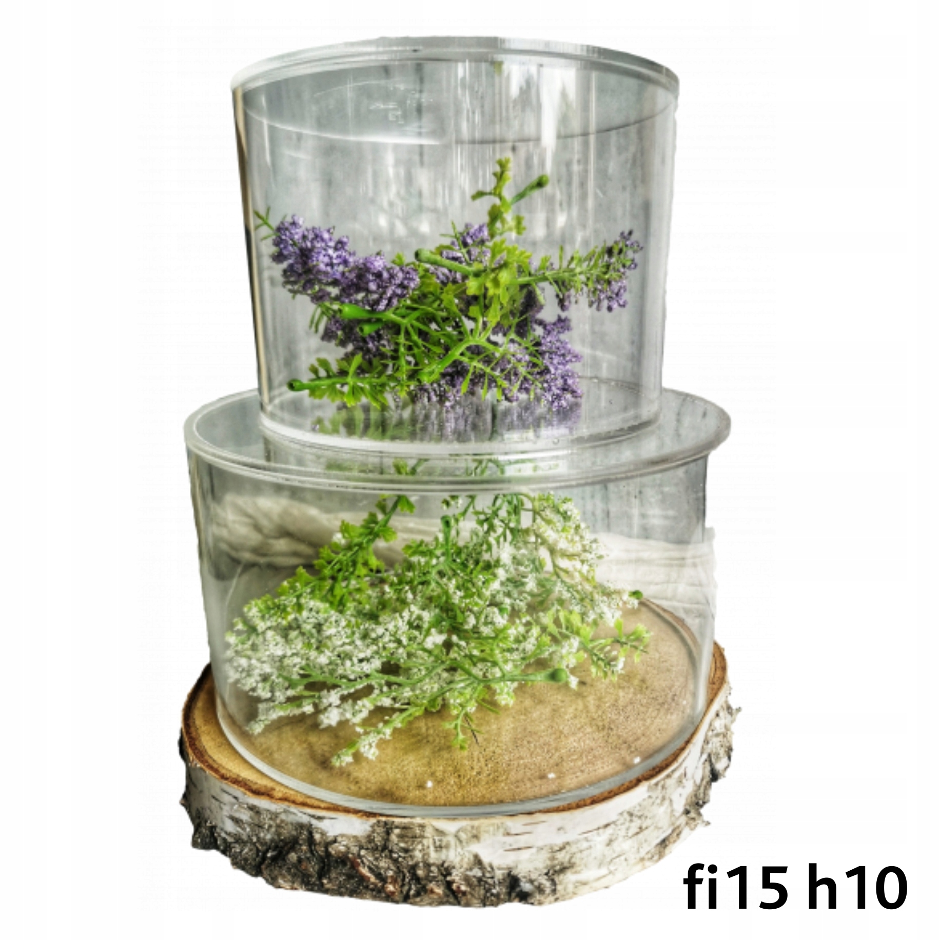 Levně Kulatý oddělovač na dort, prázdné patro fi15 h10