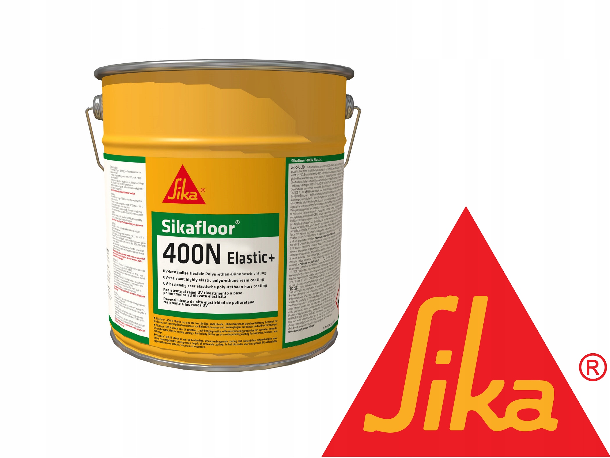 18KG Żywica farba powłoka hydroizolacja SIka Sikafloor 400N Elastic RAL1001