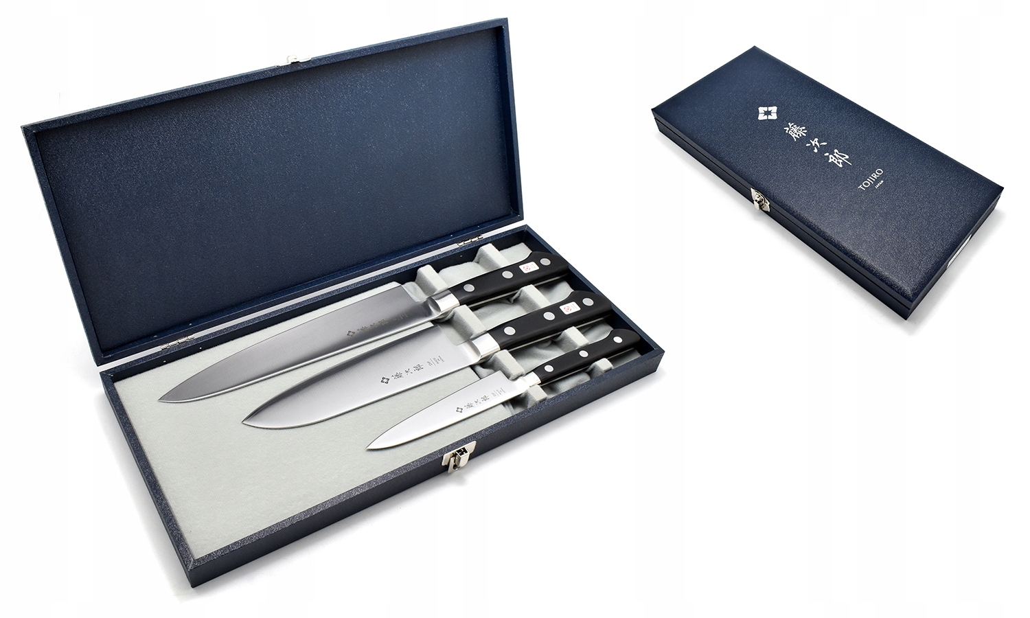 Sada 3 nožov v krabici Tojiro Classic VG-10 Gyuto, Santoku,