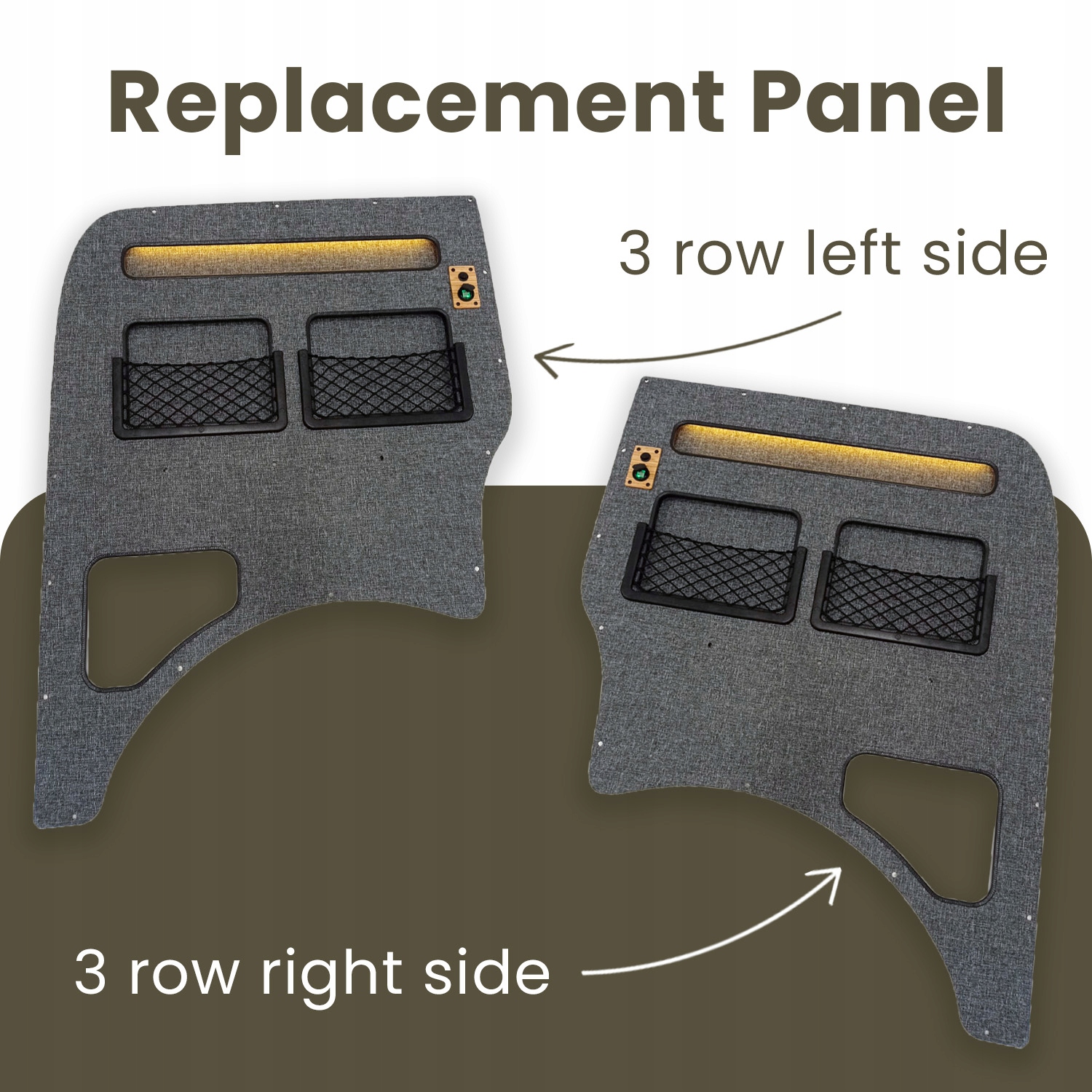 Panel tapicerowany do vana HATU AREA - (3-ci rząd, lewa strona) Volkswagen