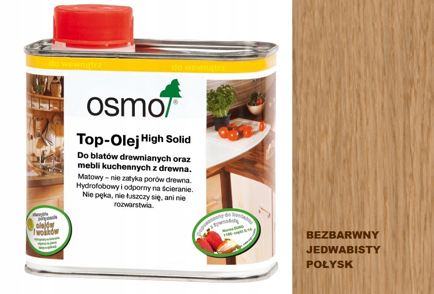 Olej na kuchyňské desky Osmo Top-Olej 3028 bezbarvý lesk 0,5L