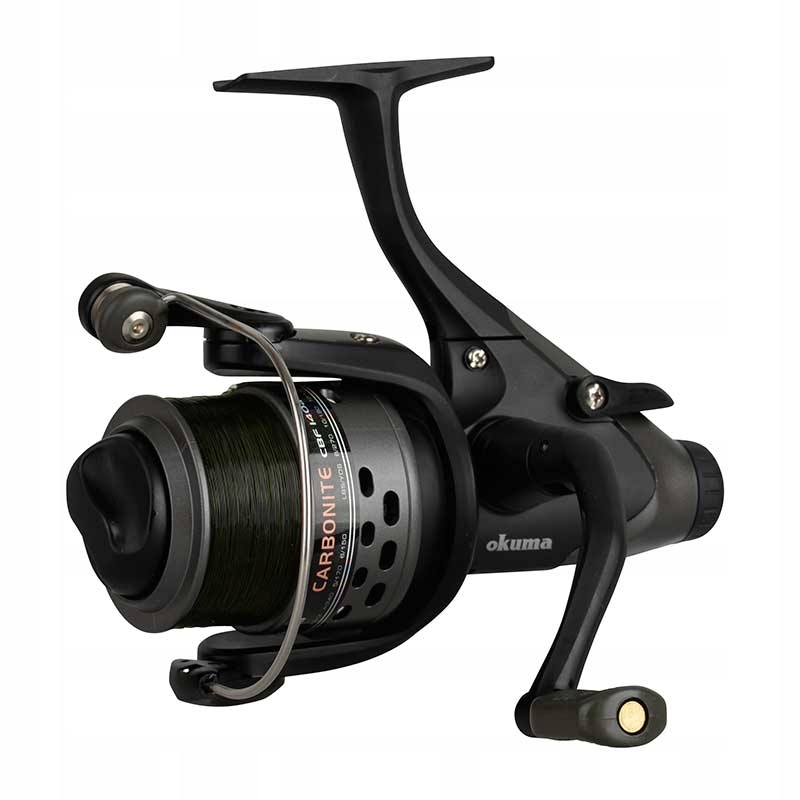 Okuma Kołowrotek Carbonite Xp Baitfeeder 55 z żyłką!
