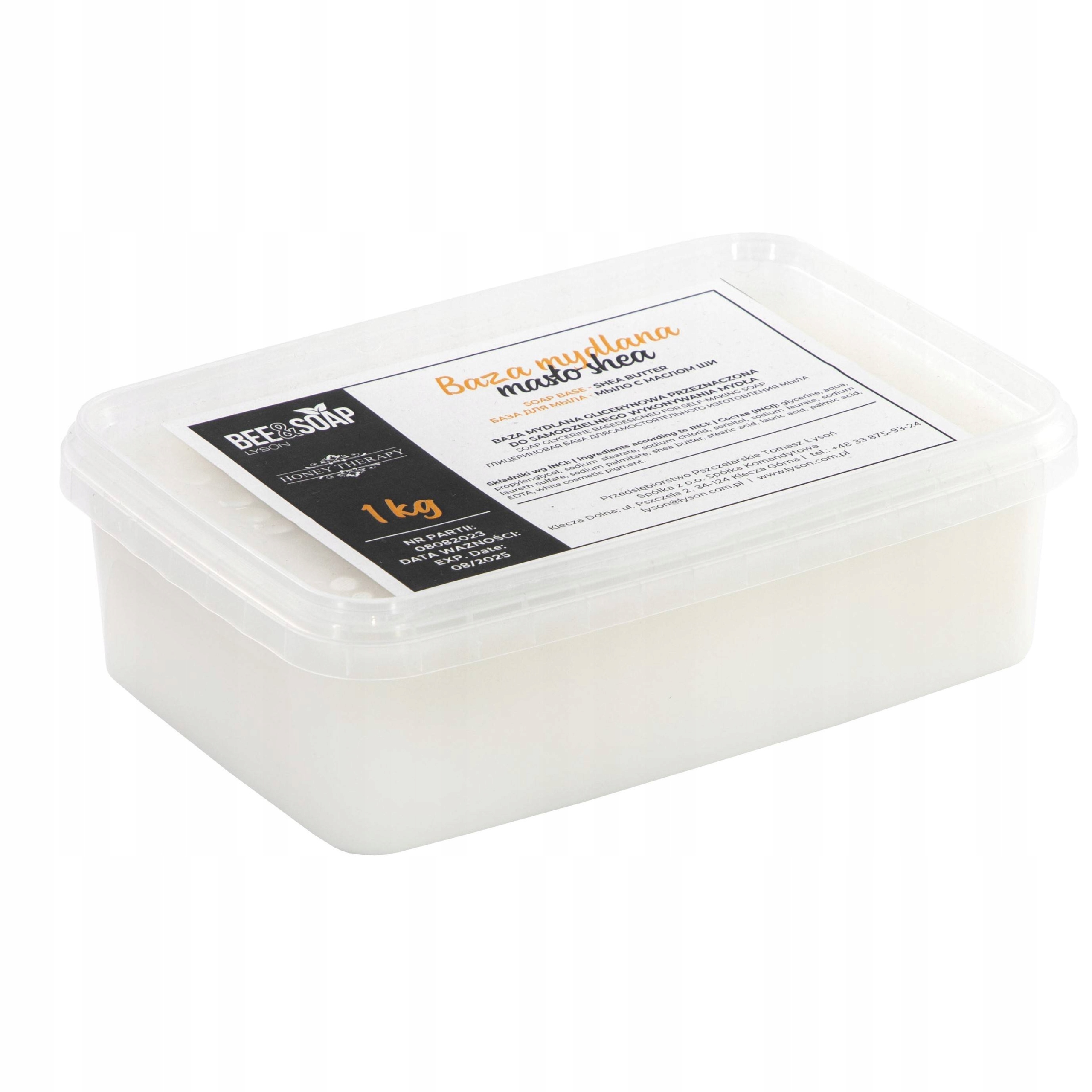 Báze mýdlová bambucké máslo 1kg
