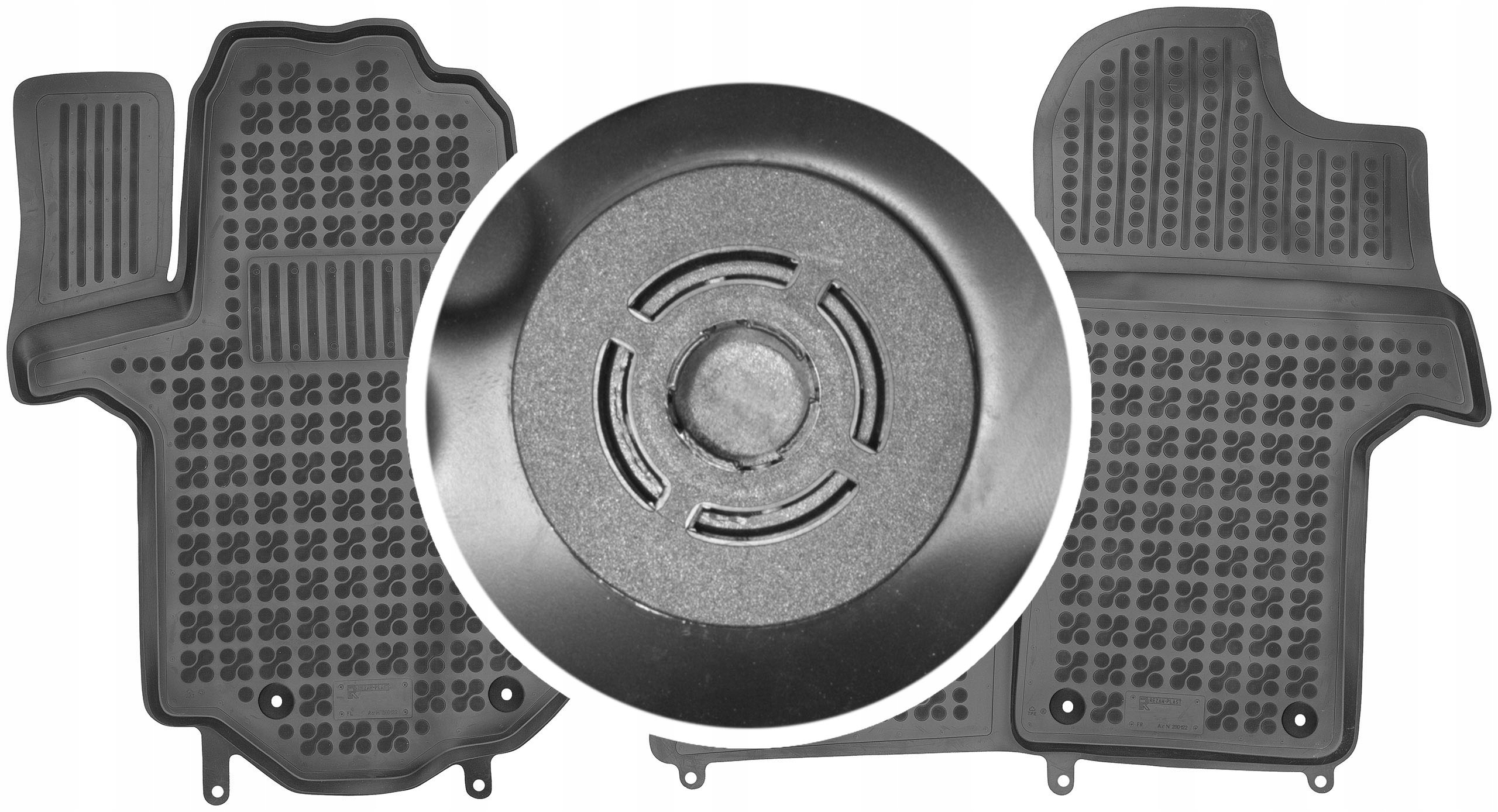 Man Tge 2/3os 2017- Gumové rohože do auta Upevnenie