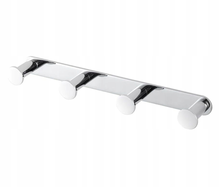 Široká lišta – 4 háčky na ručníky chrom 18.0441