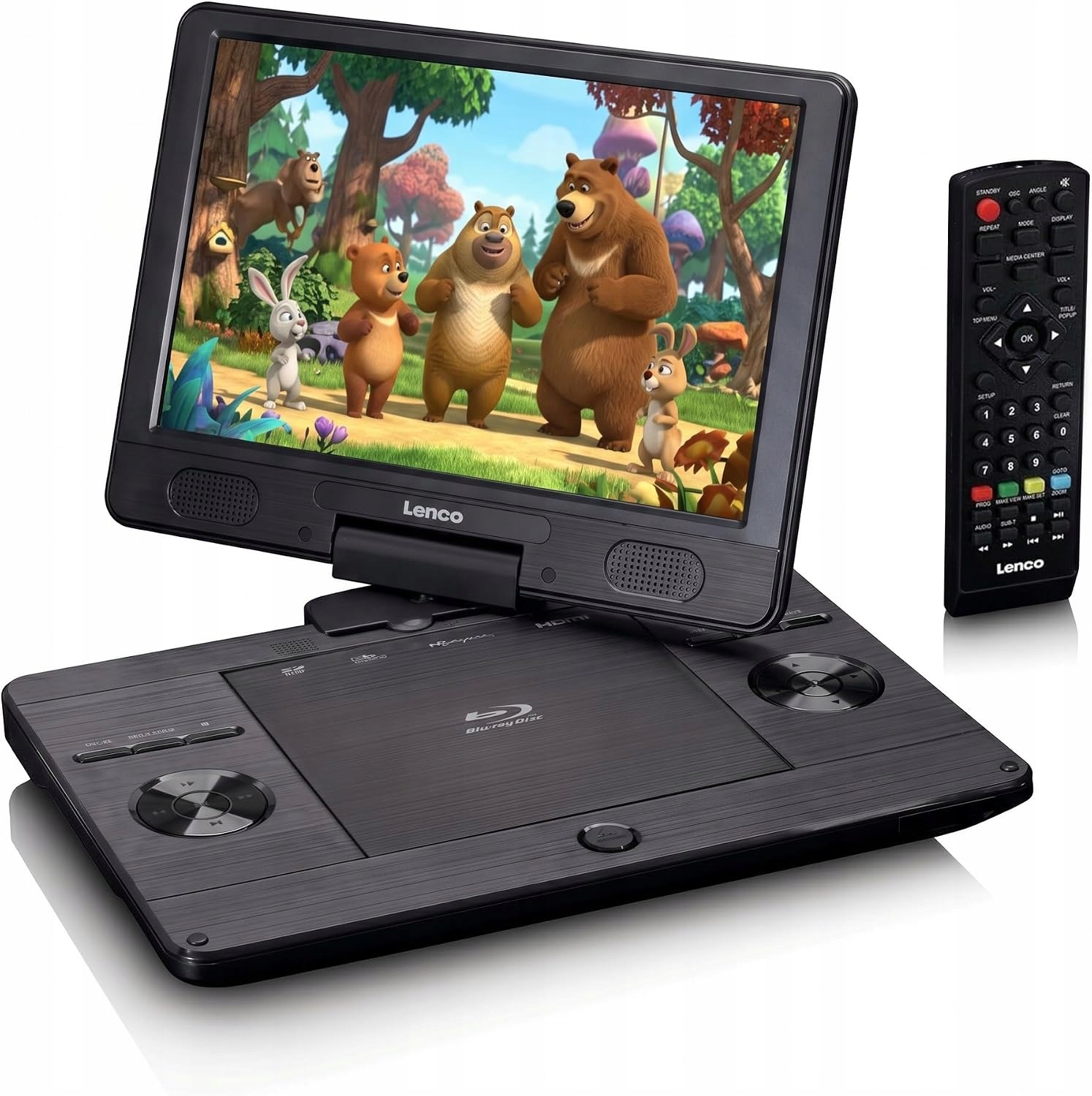 Lenco BRP-1150 Přenosný přehrávač Blu-Ray DVD s otočným Tft displejem 11.5"