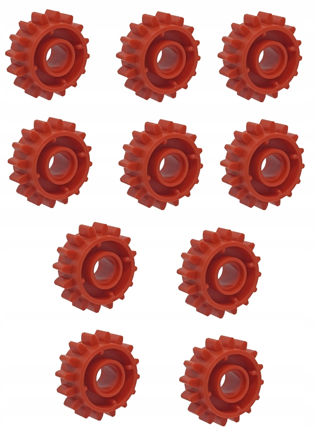 

Lego Zębatka 16 czerwony 18946 sprzęgło 10 szt