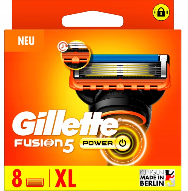 Fusion5 Power. Wkłady Ostrza Do Maszynki Gillette