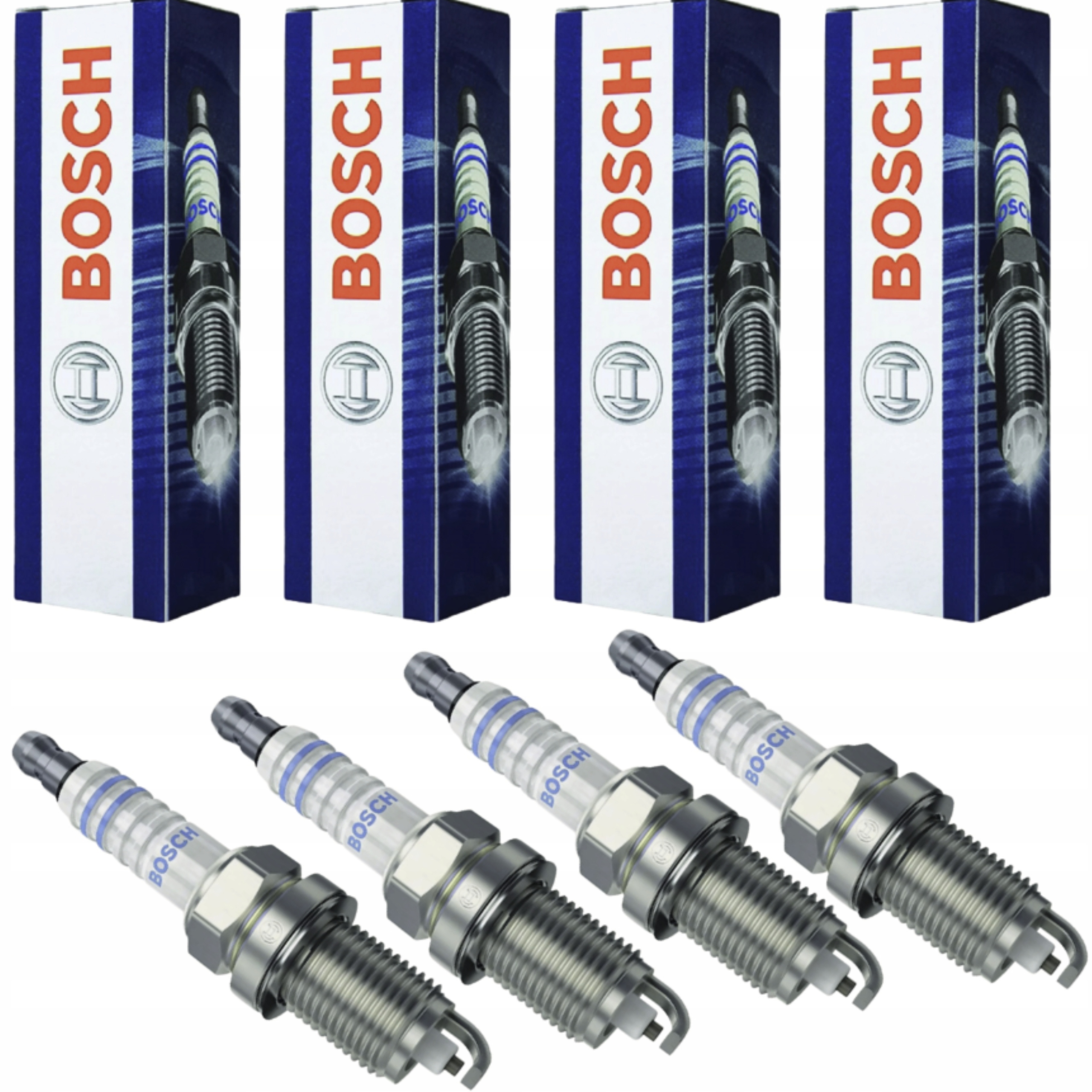 4x ŚWIECE ZAPŁONOWE BOSCH 0 242 229 785 KOMPLET FORD