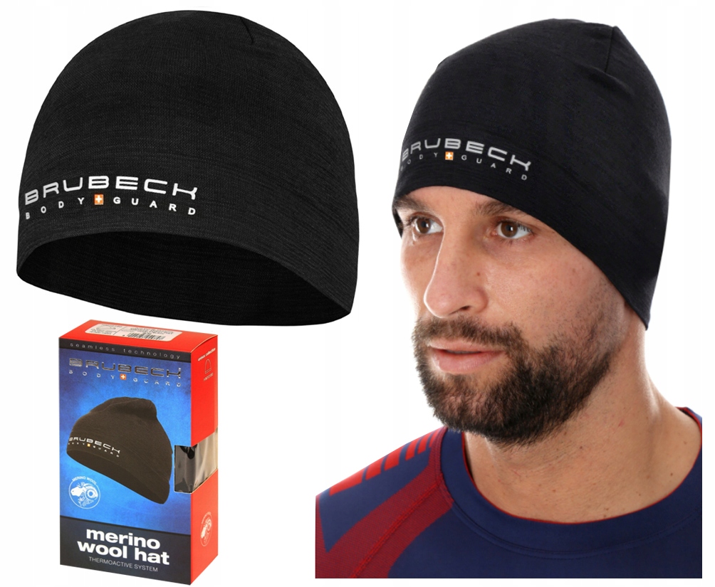 

Brubeck Czapka Termoaktywna Wełna Merino L/XL