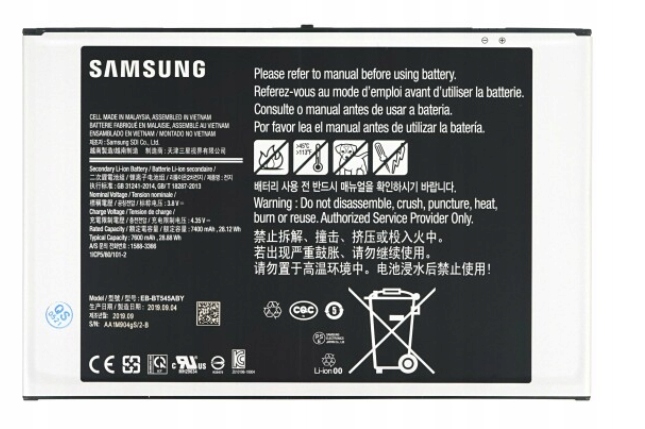 Bateria Samsung Galaxy Tab Active Pro EB-BT545ABY