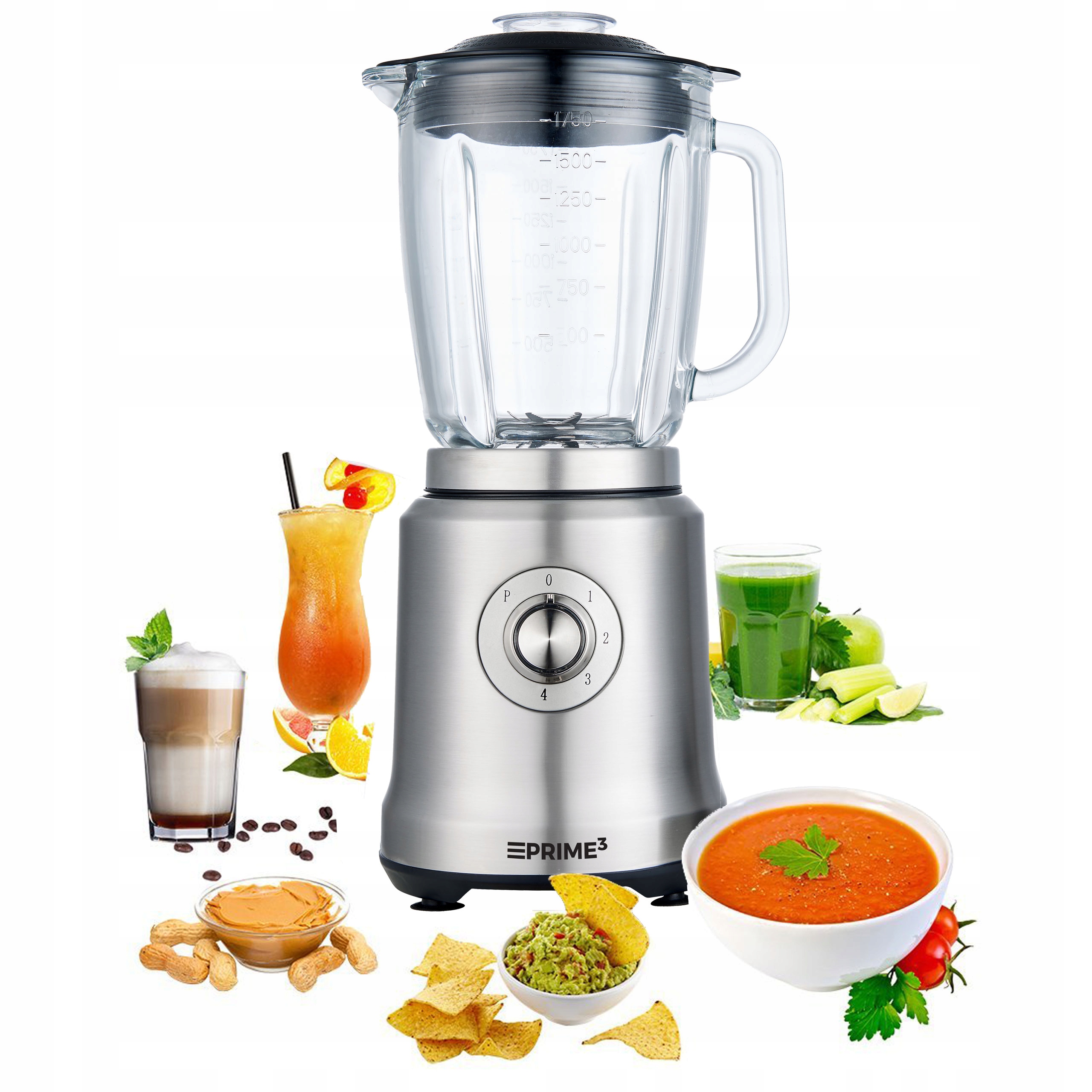MOCNY BLENDER KIELICHOWY 1800W SZKLANY DZBANEK Sklep, Opinie, Cena w