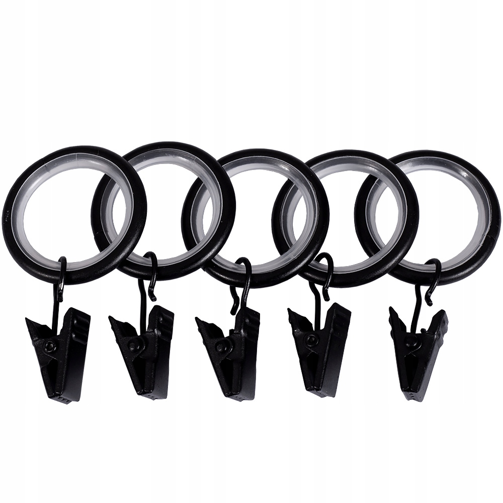 CICHE KÓŁKA Z ŻABKĄ fi 16 - 19 CZARNY MAT 10 SZT