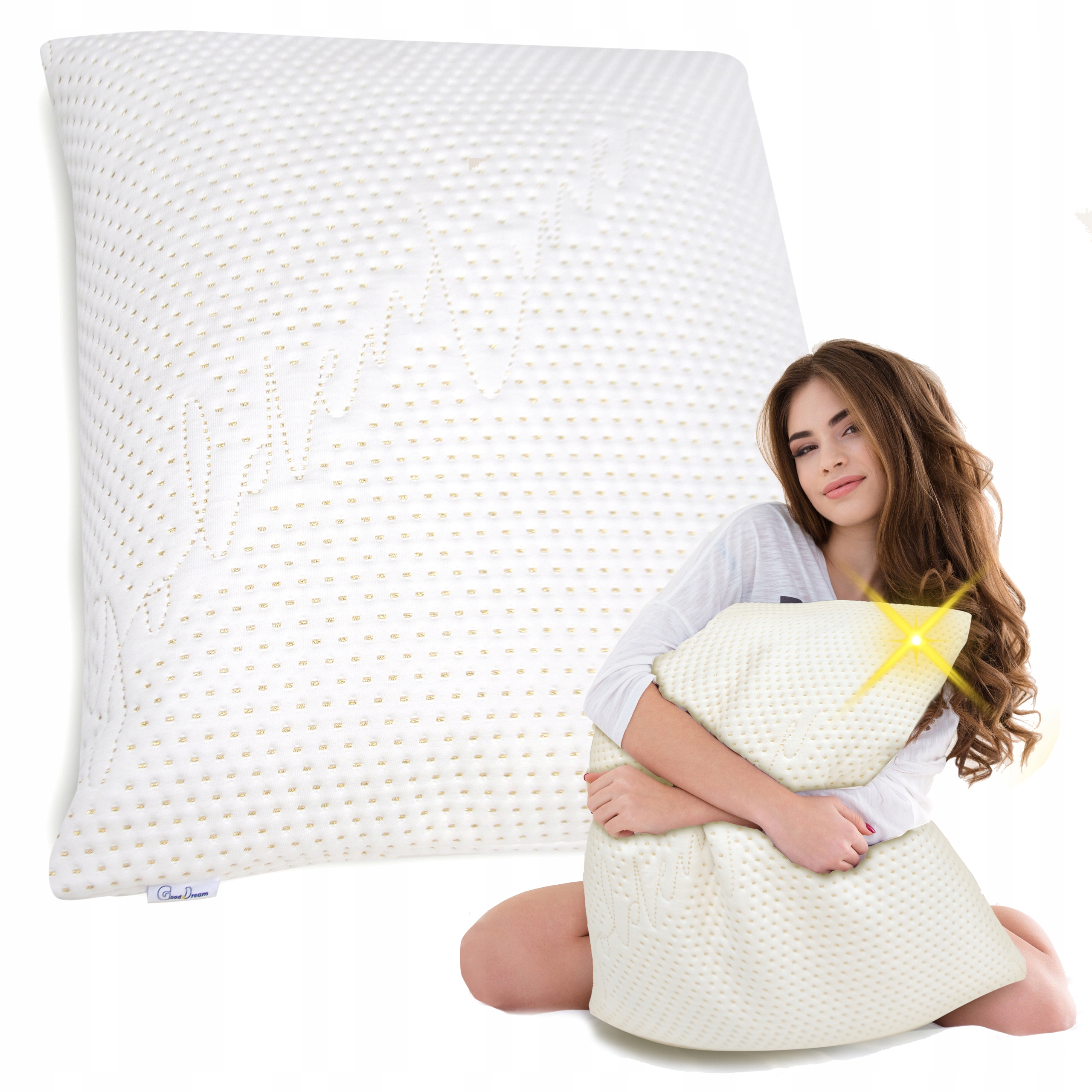 Polštář 60x50 cm Visco Termoplastický Ergonomický