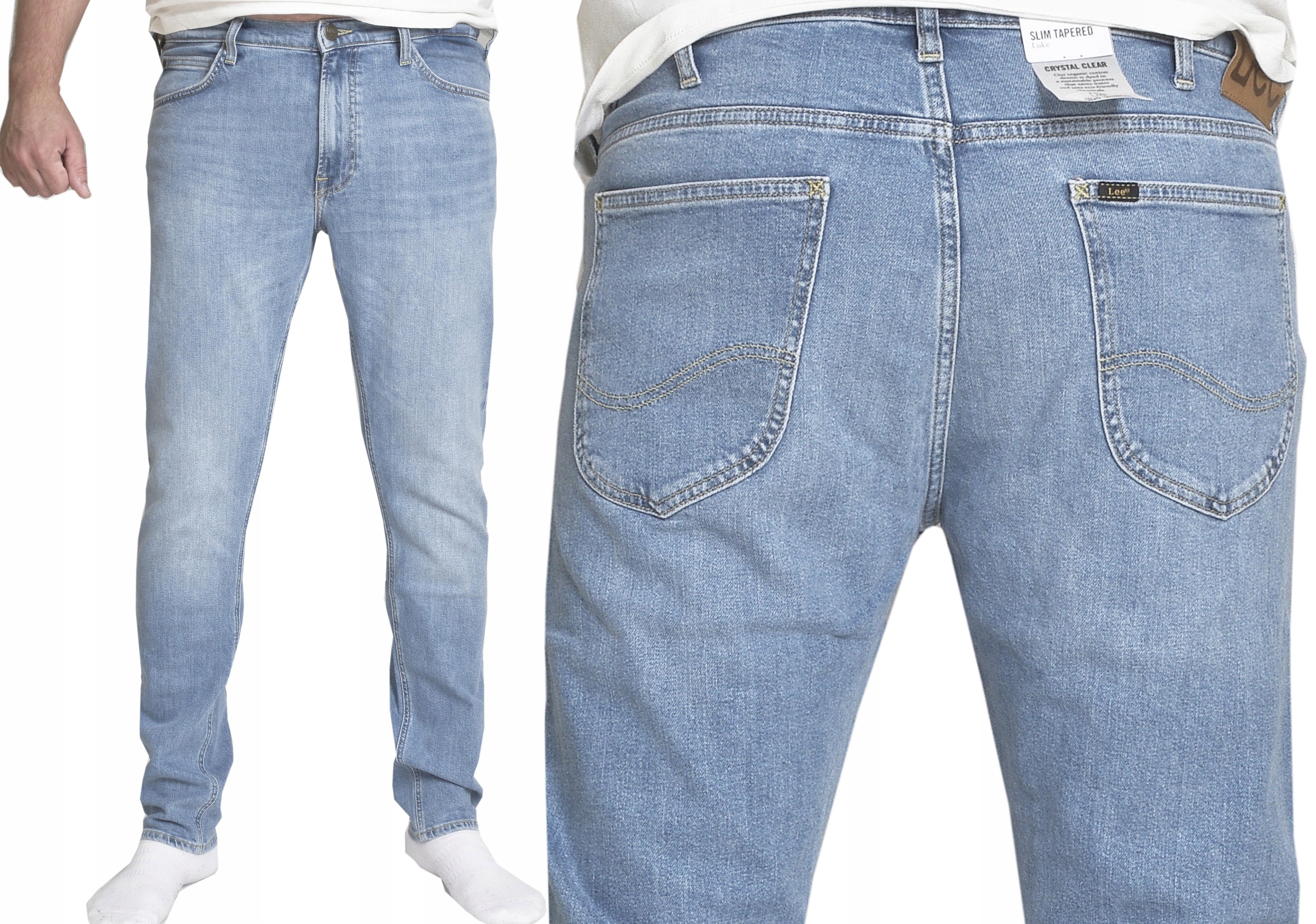 

Lee Luke spodnie jeans zwężane slim taper W30 L30