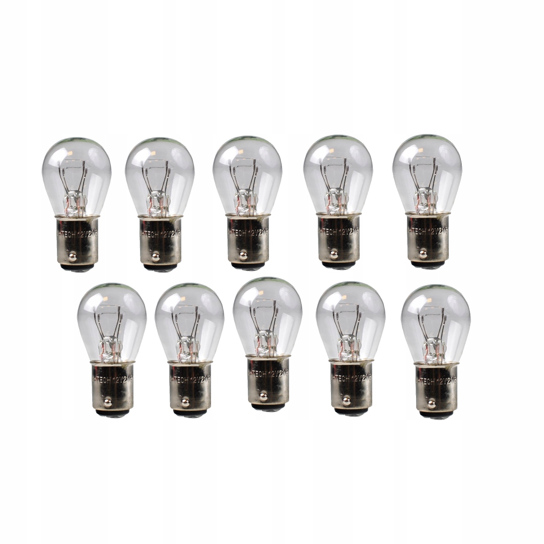 Żarówki P21/5W 7528 12V 21/5W BAY15d M-tech 10 sztuk