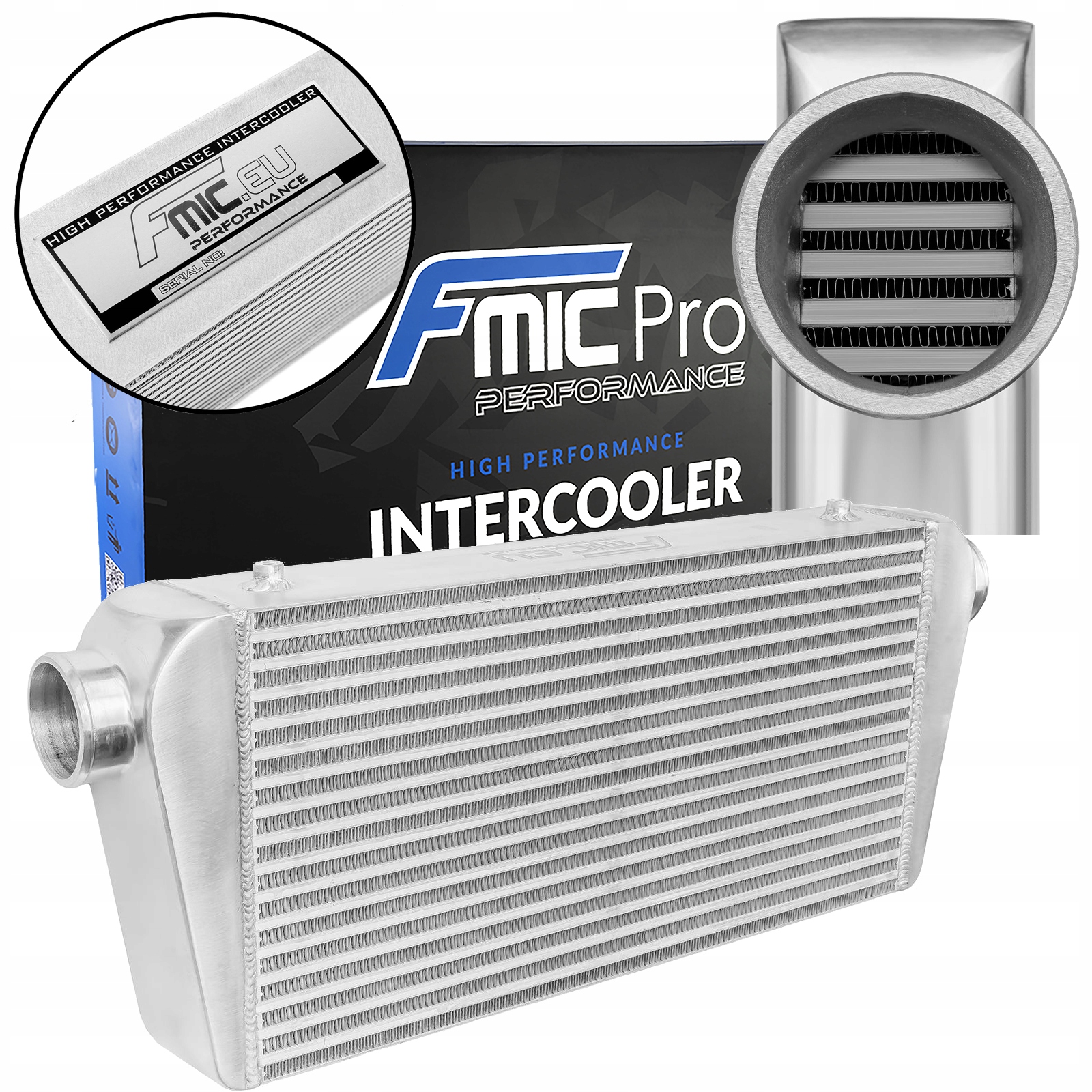 Výkonný intercooler Fmic 600x300x100 mm Tuningový chladič vzduchu Turbo