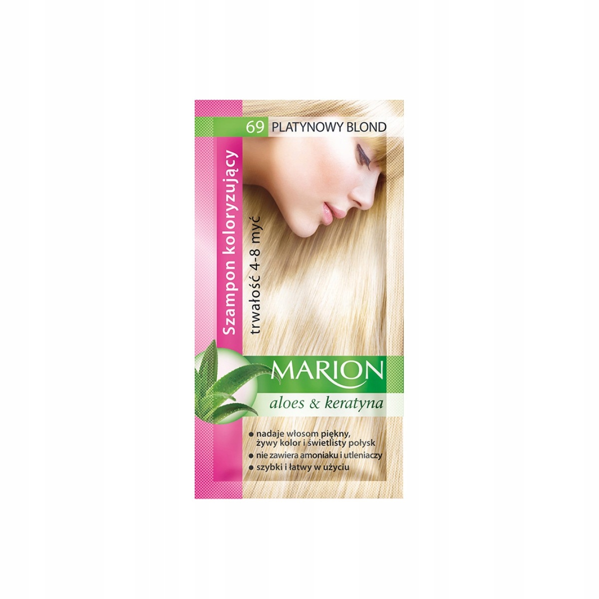 

Marion 69 Platynowy Blond szampon koloryzujący 4-8