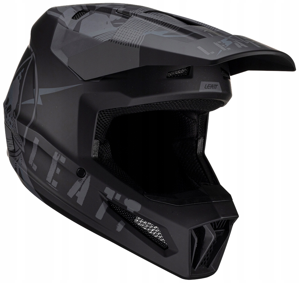 LEATT KASK MOTO 2.5 V23 HELMET STEALTH BLACK M