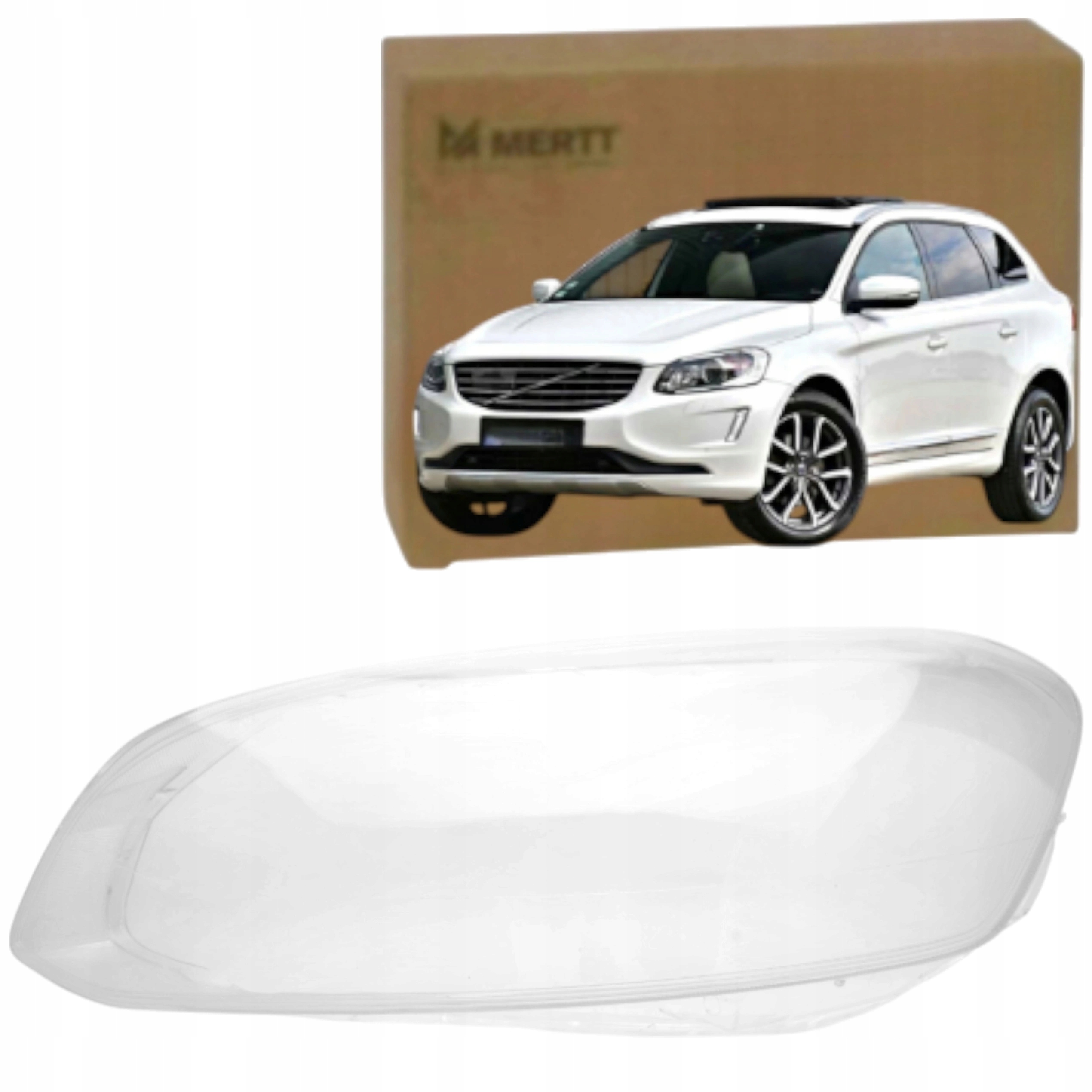 Klosz Levé sklo světlometu lampa Volvo XC60 XC 60 2013-2017 po faceliftu