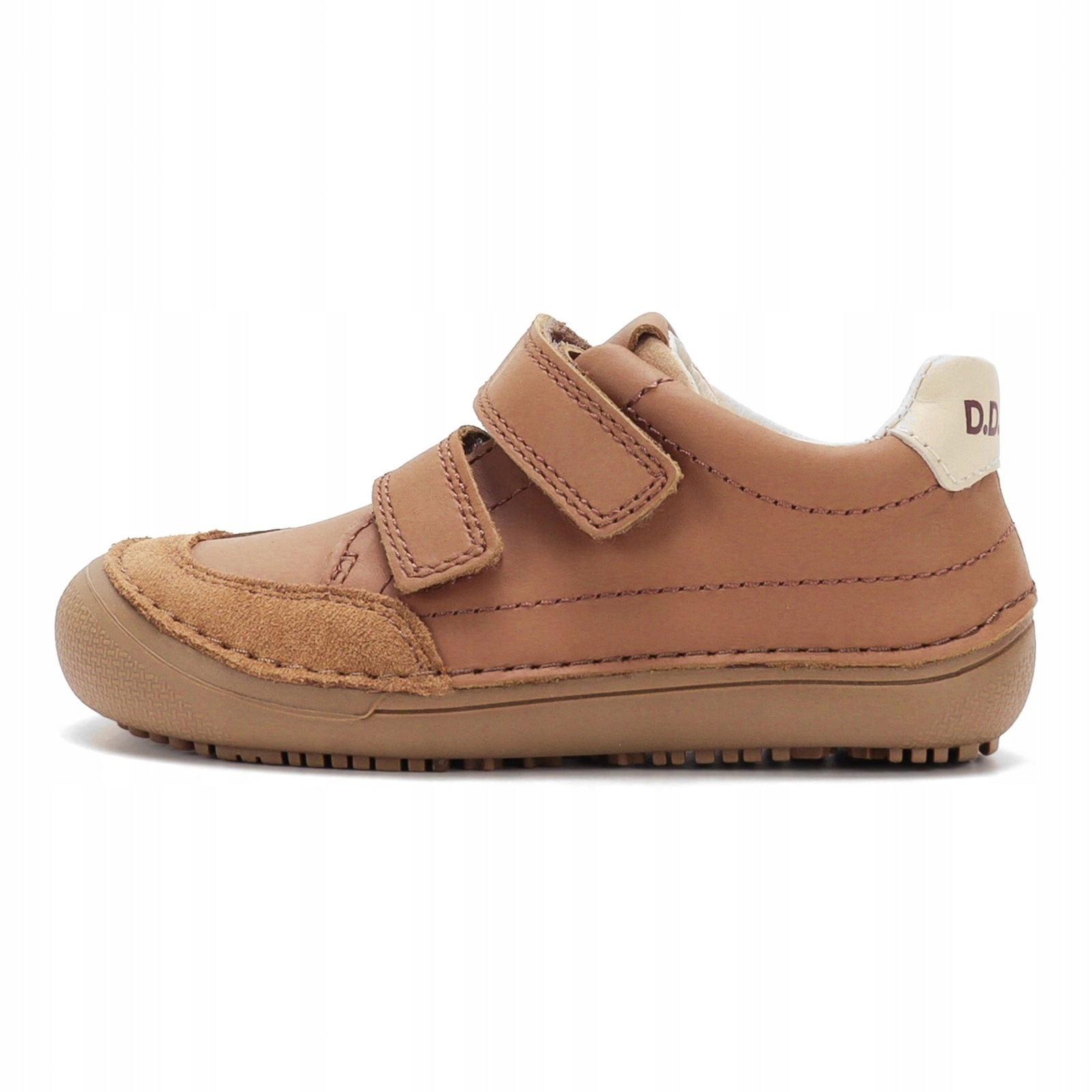 Półbuty barefoot skórzane przejściowe chłopięce D.D.step S063 Chocolate 30